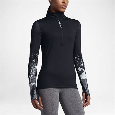 nike pro hyperwarm langarm-trainingsoberteil für damen|Training & Fitness Langarm shirts .